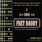 Guitar Notes's Combination Pack Package for Classical Guitar - Learn to Play Fret Daddy's most popular scales