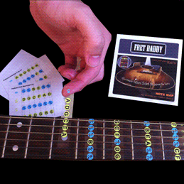 Guitar Notes's Fretboard Notemap Package for Acoustic Electric Guitar - Learn the Fretboard Notemap